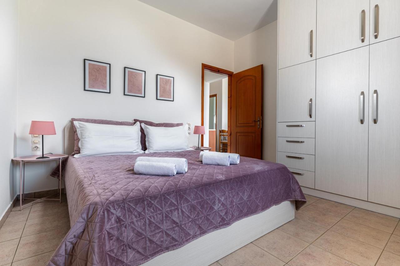 Sea View Pine House Villa Makry Gialos  Exterior photo
