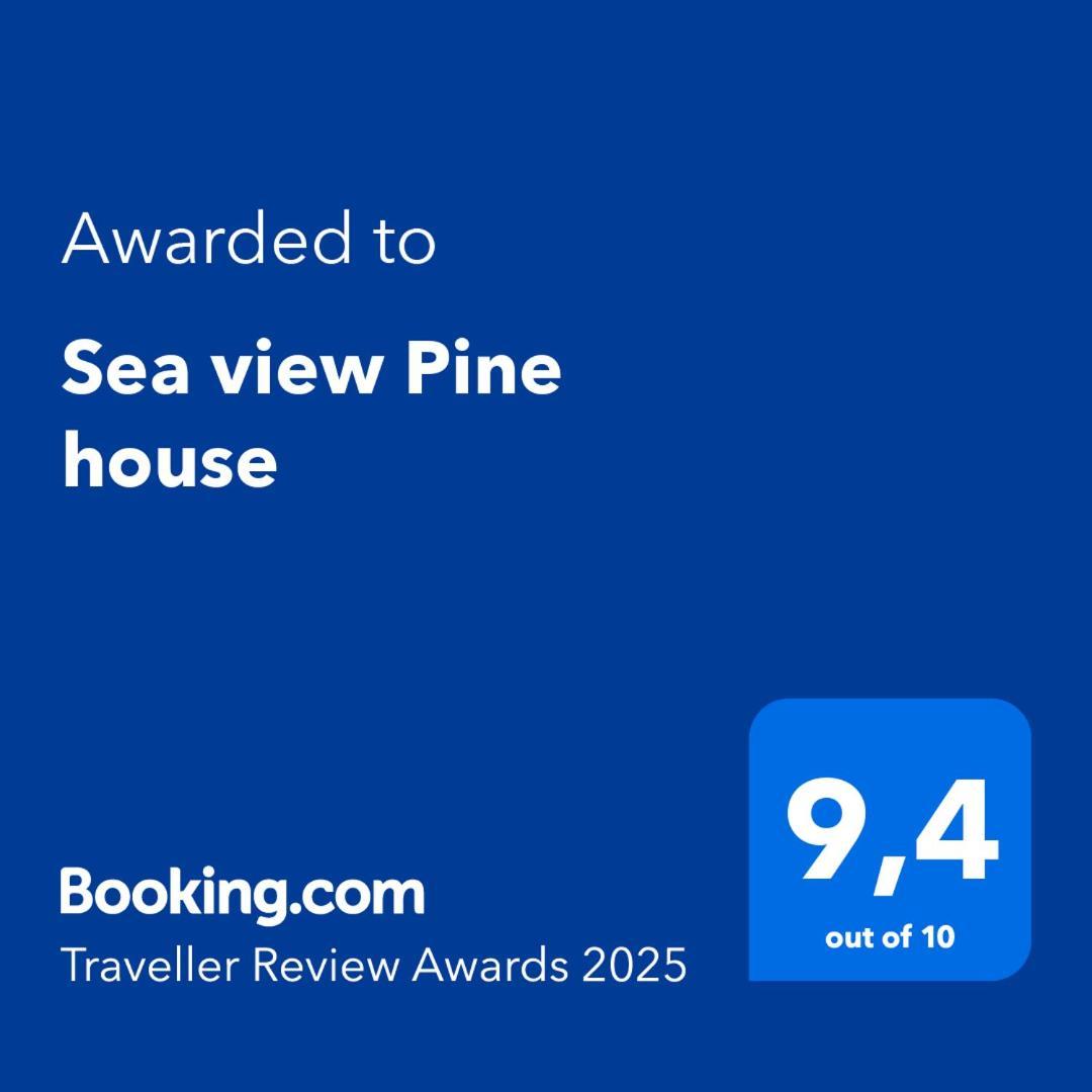 Sea View Pine House Villa Makry Gialos  Exterior photo